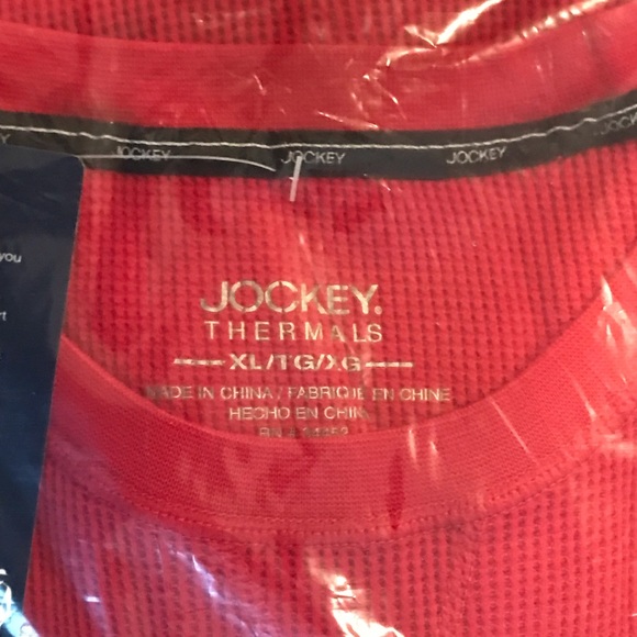 Jockey Brushed WaffleLongSleeve Thermal Crew Neck2 - Picture 2 of 7
